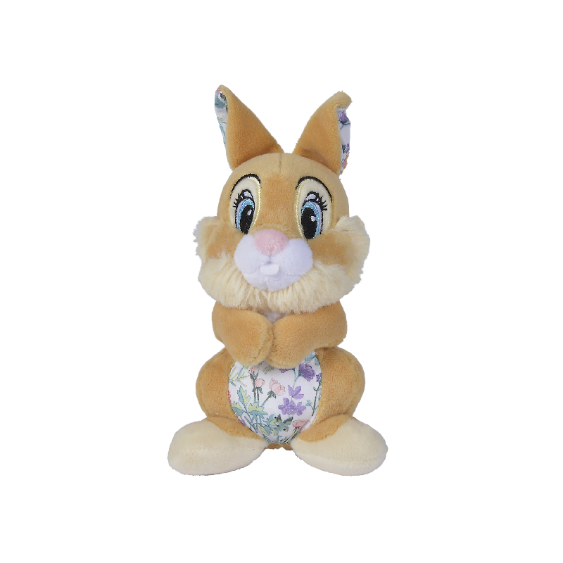  miss bunny plush flower beige 18 cm 